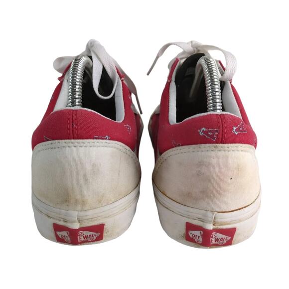 VANS Customs Men's 9.5 Los Angeles Anaheim Angels Low Top Sneakers Baseball MLB - Picture 5 of 9